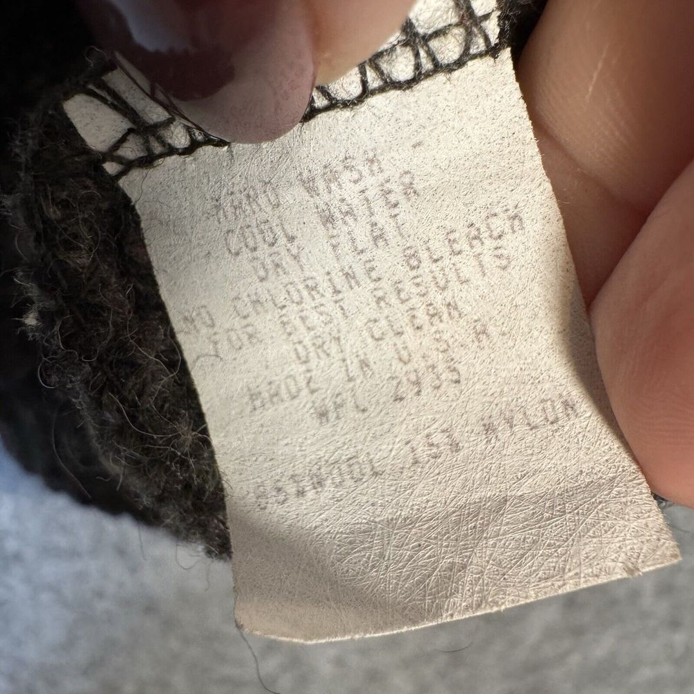 Vintage Alps Fine Cardigan‎ Womens Medium Sweater Chunky Ribbed Wool USA Cabin - Picture 8 of 11